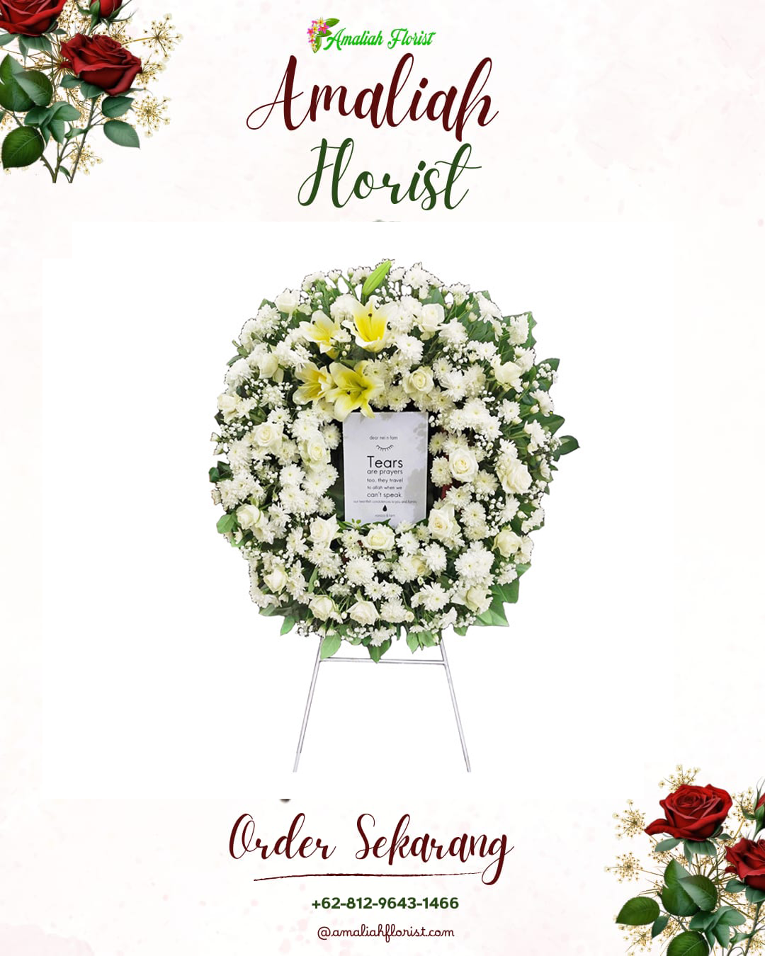 Krans Bunga Duka Salem