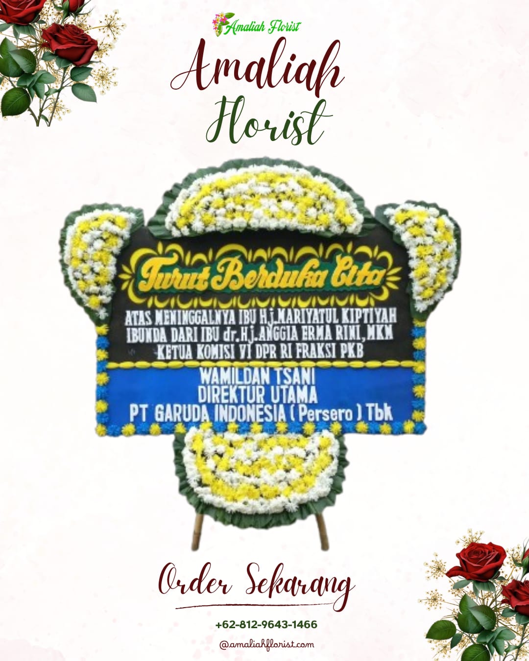 Papan Bunga Duka Salem